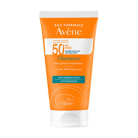 Cleanance Crème SPF50+ Triabsorb, 50 ml, Avene