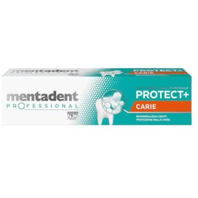 Mentadent protect + caries professionele tandpasta 75 ml