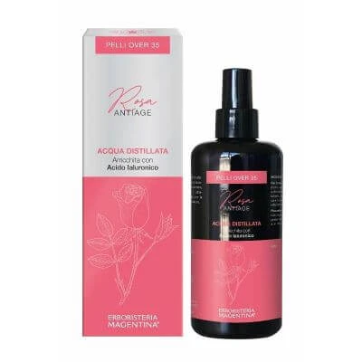 Anti-aging gedistilleerd water verrijkt met roos voor de huid ouder dan 35 jaar 200 ml