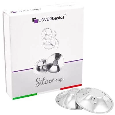 Coverbasics zilveren uni bekers 2 stuks