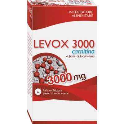 Levox 3000 carnitine 6 flesjes 25 ml