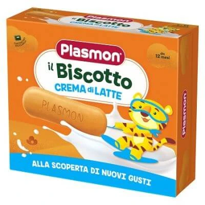 Plasmon melkroomkoekjes 8 stuks 40g