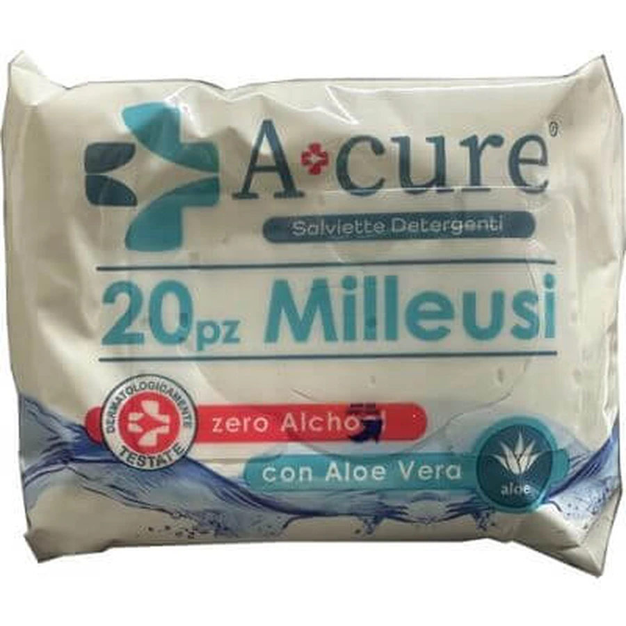 A+cure milleusi aloe Reinigungstücher 20 Stück