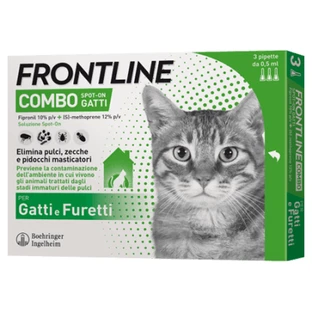Frontline combo*3pip katten/bont