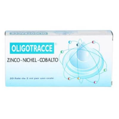 Oligotraces zink nikkel kobalt 20 flesjes 2 ml