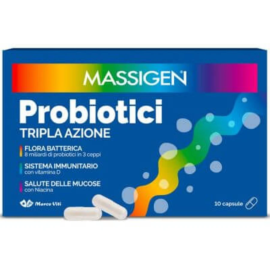 Massigen probioticos 10 cápsulas 2024