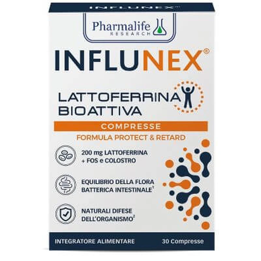 Influnex lactoferrina bioactiva 30 comprimidos