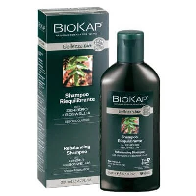 Biokap schoonheid bio rebalancing shampoo cosmos ecocert 200 ml biosline