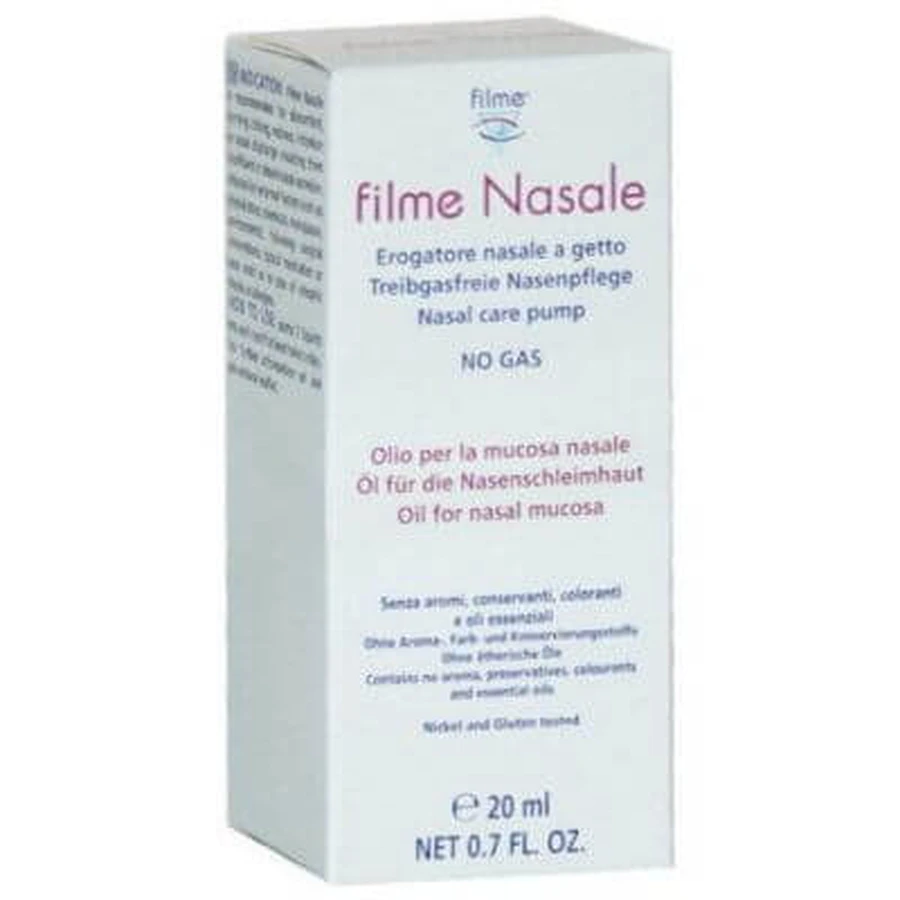 Olejek na błonę śluzową nosa Film 20 ml: ceny i cechy