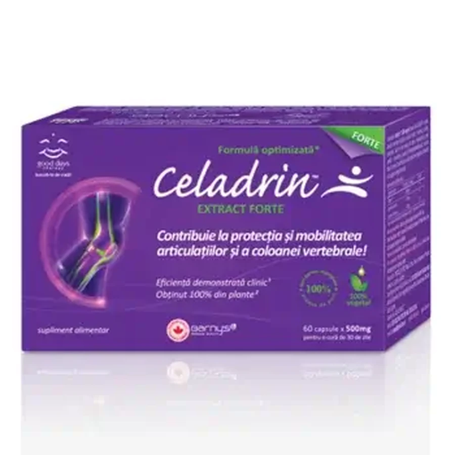 Celadrin Extract Forte 500 mg, 60 gélules, Good Days Therapy