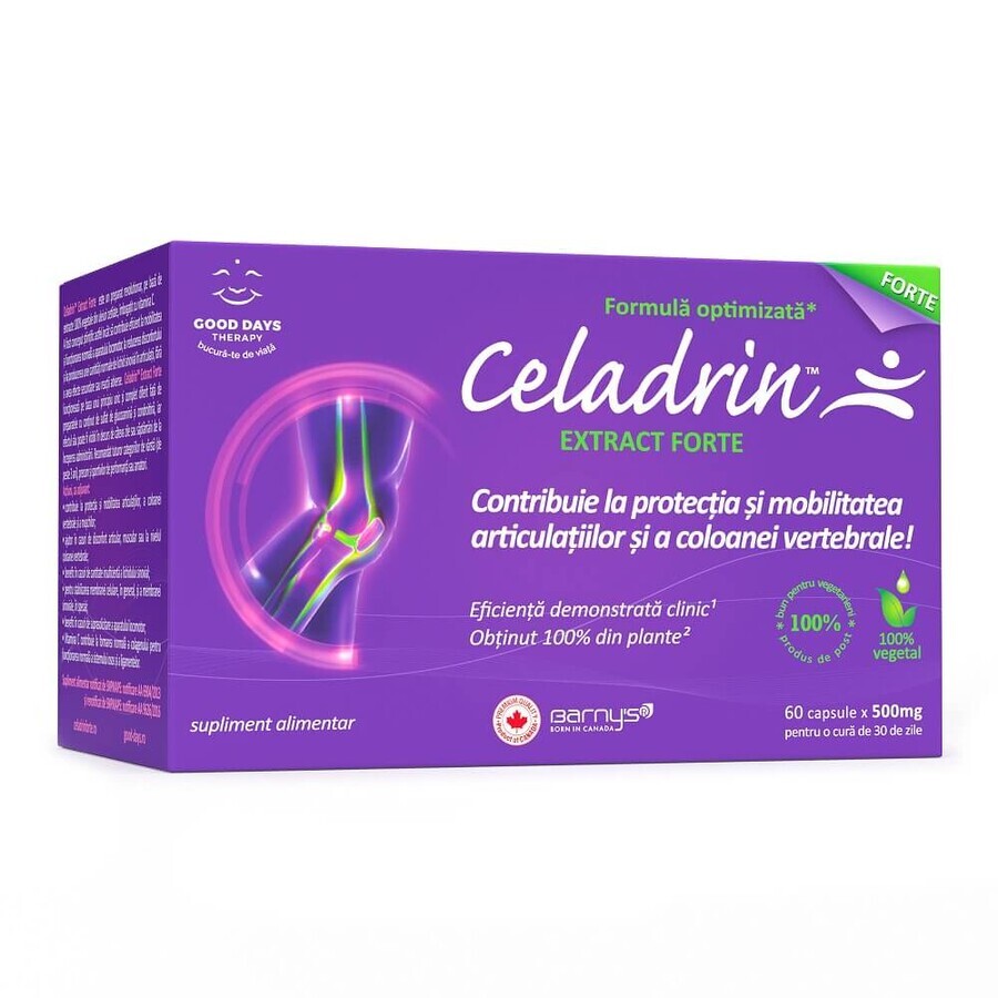 Celadrin Extract Forte 500 mg, 60 Kapseln, Good Days Therapy