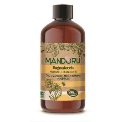 Voedende en regenererende bad- en douchegel met amandel 500 ml