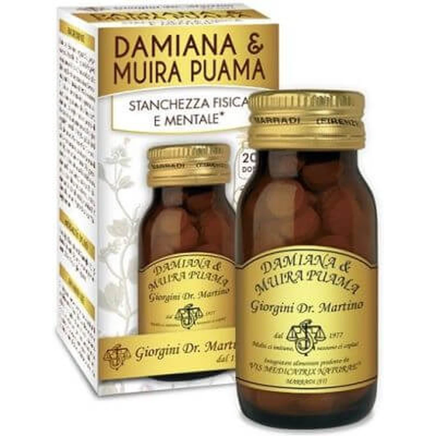 Damiana y muira puama 100 comprimidos