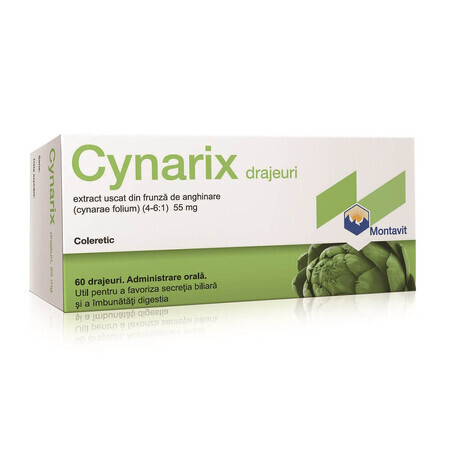 Cynarix, 60 dragees, Montavit