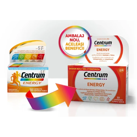 Centrum Energy from A to Zinc, 30 tablets, Gsk