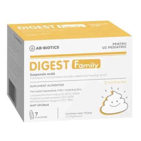 Digest Family Oral Suspensie, 7 vials, Ab-Biotics