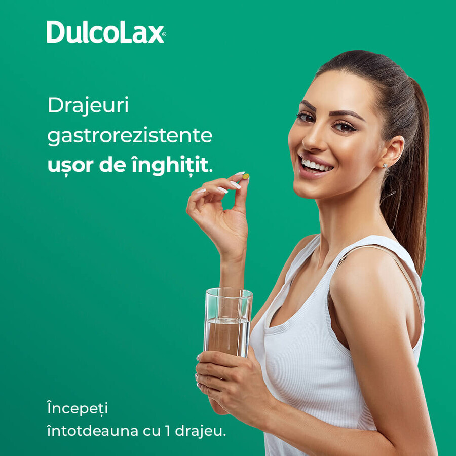 Dulcolax, 5 mg, 30 maagsapresistente dragees, Sanofi