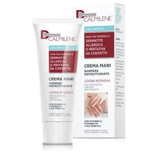 Dermovitamin calmilene restructuring barrier handcrème intensieve werking bij allergische of irritatieve contactdermatitis 75 ml