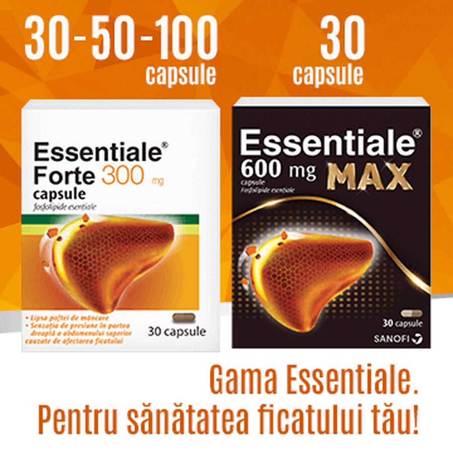 Essentiale Forte, 300 mg, 50 gélules, Sanofi