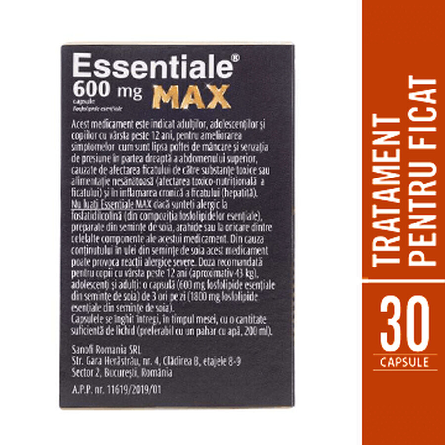 Essential MAX 600 mg, 30 Kapseln, Sanofi