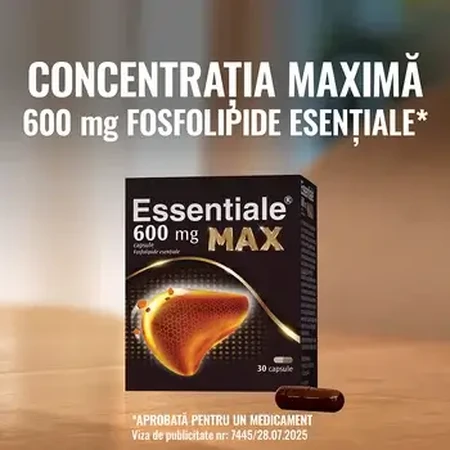 Essentiale MAX 600 mg, 30 capsules, Sanofi
