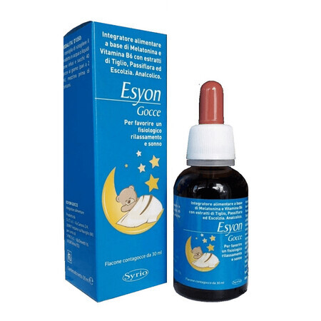 ESYON, Druppels voor een rustige slaap voor baby's, 30 ml, SYRIO