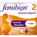 Femibion 2 zwangerschap en borstvoeding, 28 tabletten + 28 capsules, Dr. Reddys