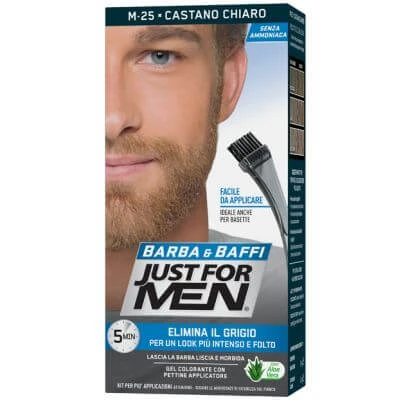 Just for men baard & snor m25 lichtbruin 51 g