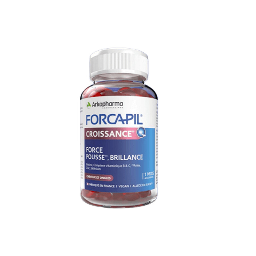 Forcapil supplement voor haargroei, 60 geleitjes, Arkopharma