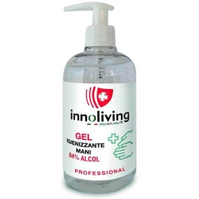 Innoliving handontsmettingsgel 64% alcohol 500 ml