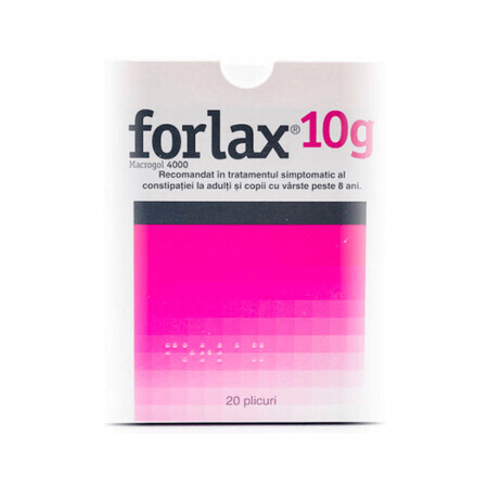 Forlax, 20 zakjes, Beaufour Ipsen Industrie