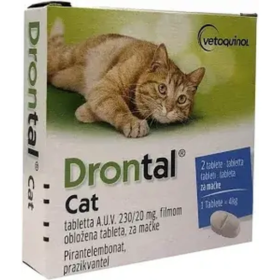 Drontal Cat Internal Antiparasitic for Cats, 3x2 tablets, Bayer Vet