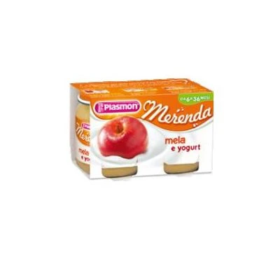 Plasmon appel gehomogeniseerde yoghurt 120 g x 2 stuks