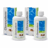 Dermatological shampoo for dogs and cats, 2x250 ml, Clorexyderm 4%
