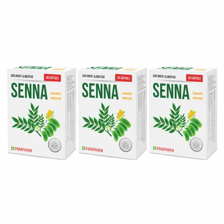 Senna, 3 x 30 cápsulas, Parapharm