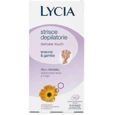 Lycia 20 strips voor armen/benen gevoelige huid 12 stuks