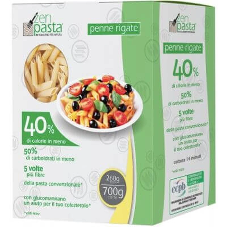 Zenpasta penne rigate met konjac bloem 260 g