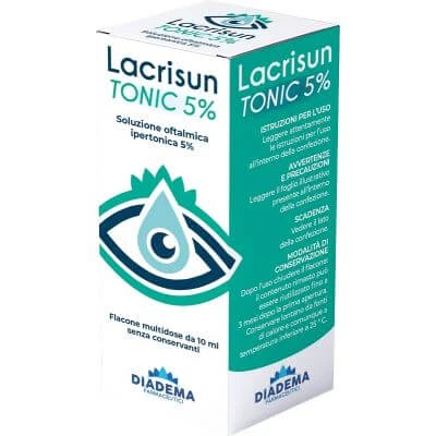 Hypertonische oogheelkundige oplossing lacrisun tonic 5% 10 ml