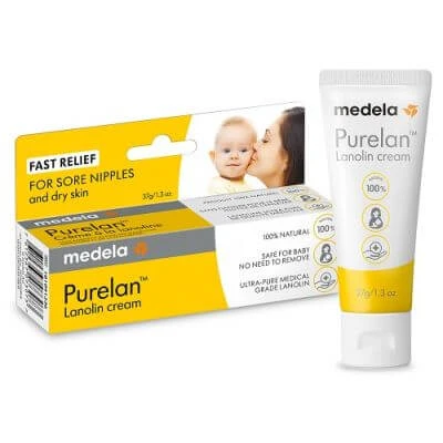 Nieuwe purelan tepelcrème en droge huid 100% lanoline 37 g