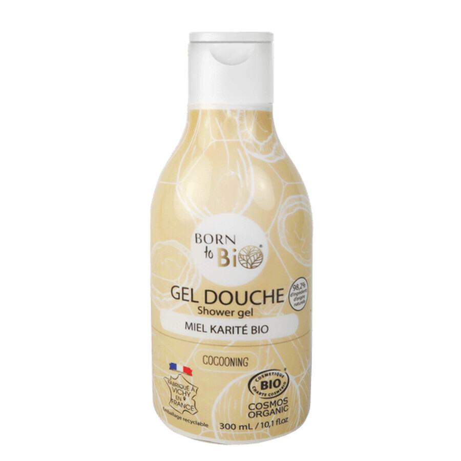 Gel douche au miel de karité bio, 300 ml, Born to Bio