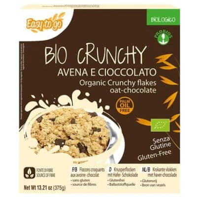 Easy to go krokante havermout en biologische chocolade Easy to go 375 g