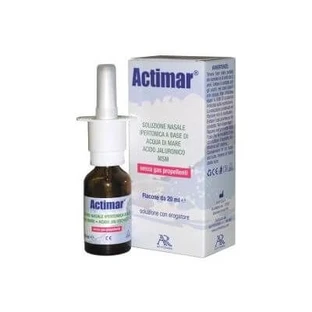 Actimar Nasenspray 3%ige Kochsalzlösung mit Hyaluronsäure + msm 20 ml mit Spender