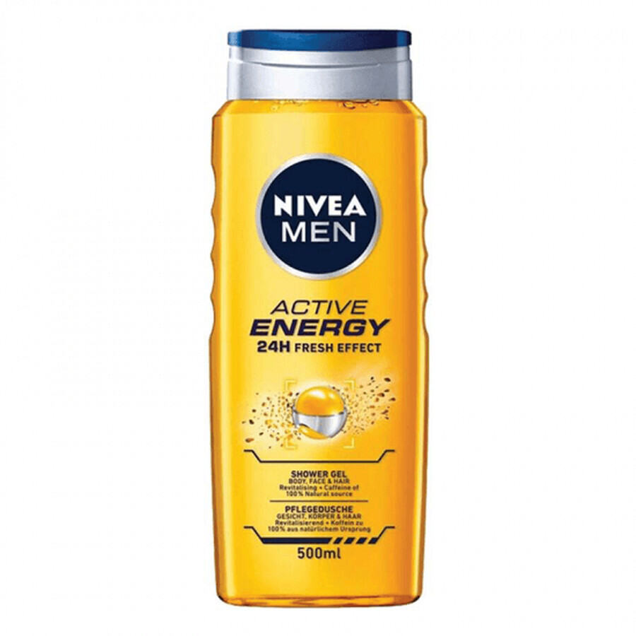 Active Energy Douchegel voor mannen, 500 ml, Nivea