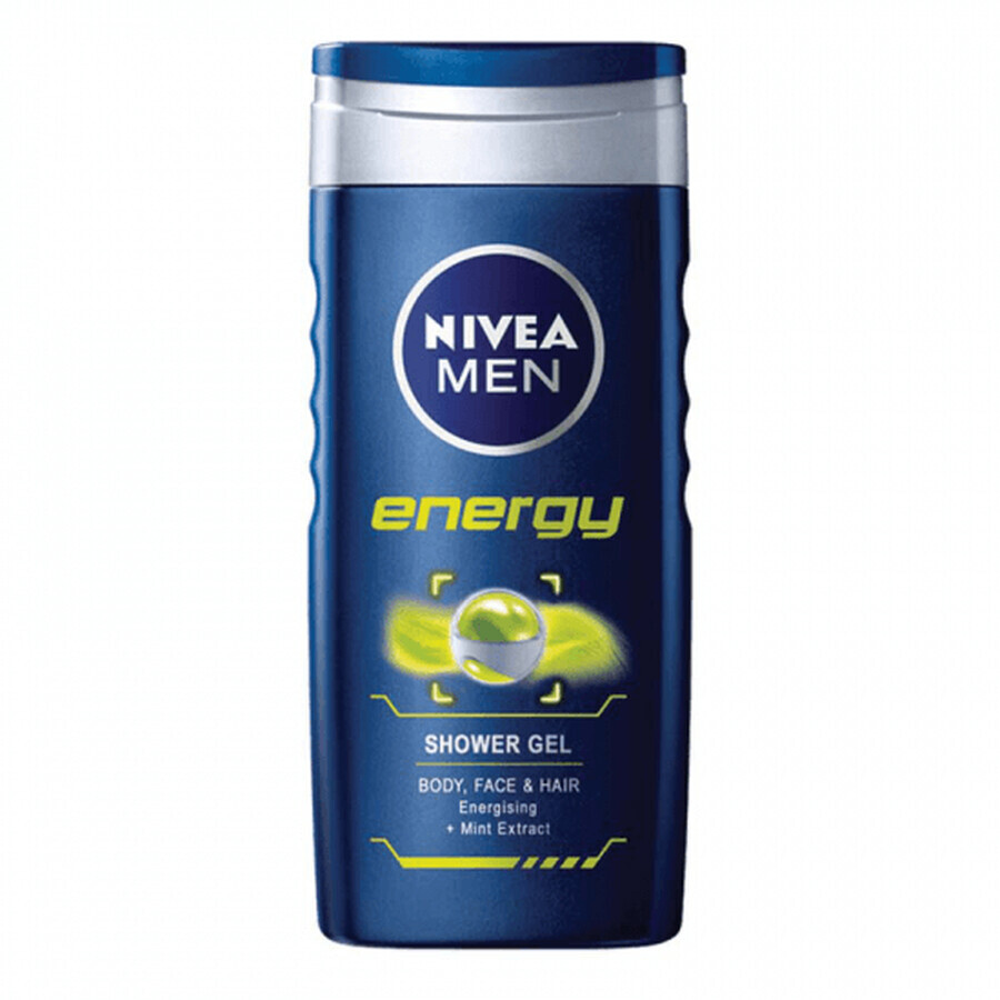 Gel doccia energetico per uomo, 500 ml, Nivea