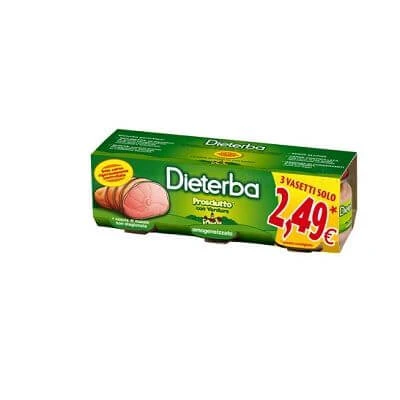 Dieterba gehomogeniseerde ham 3 stuks 80 g