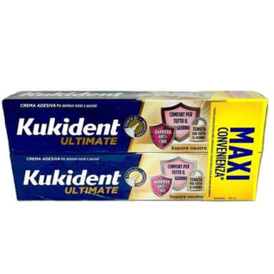 Kukident ultimate neutral 57 g confezione da due
