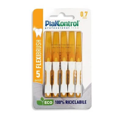 Plakkontrol interdentale rager flexi brush07 blister 5 stuks