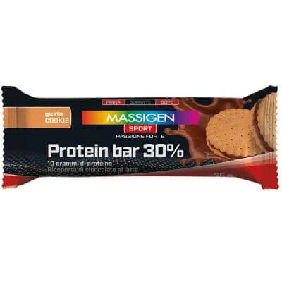 Massigen sport eiwitreep 30% eiwitreep koekjes 50 g
