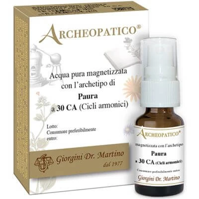 Zuiver gemagnetiseerd archeopathisch water met angstarchetype bij 30 harmonische cycli 10 ml