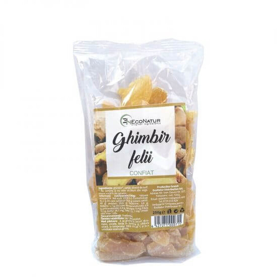 Candied ginger, 250g, Econatur